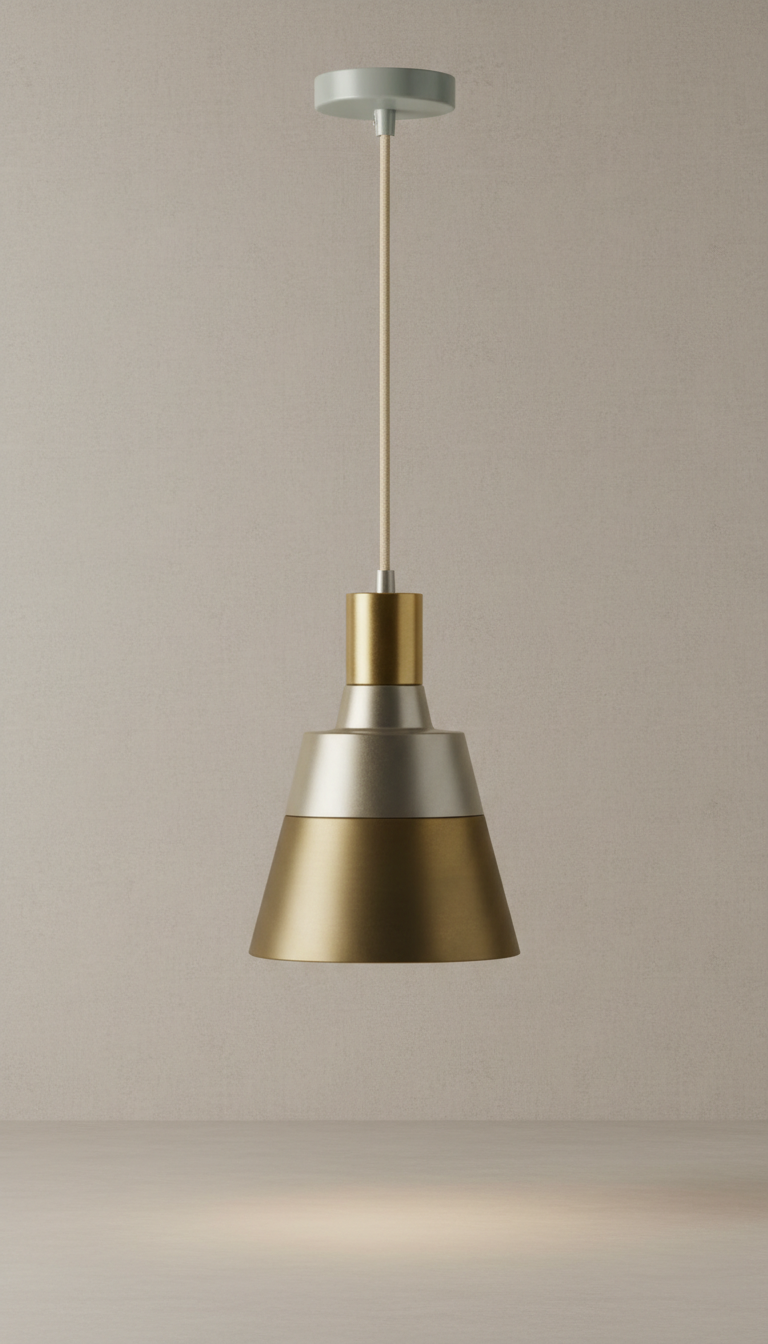 Brushed Metal Pendant Lamp